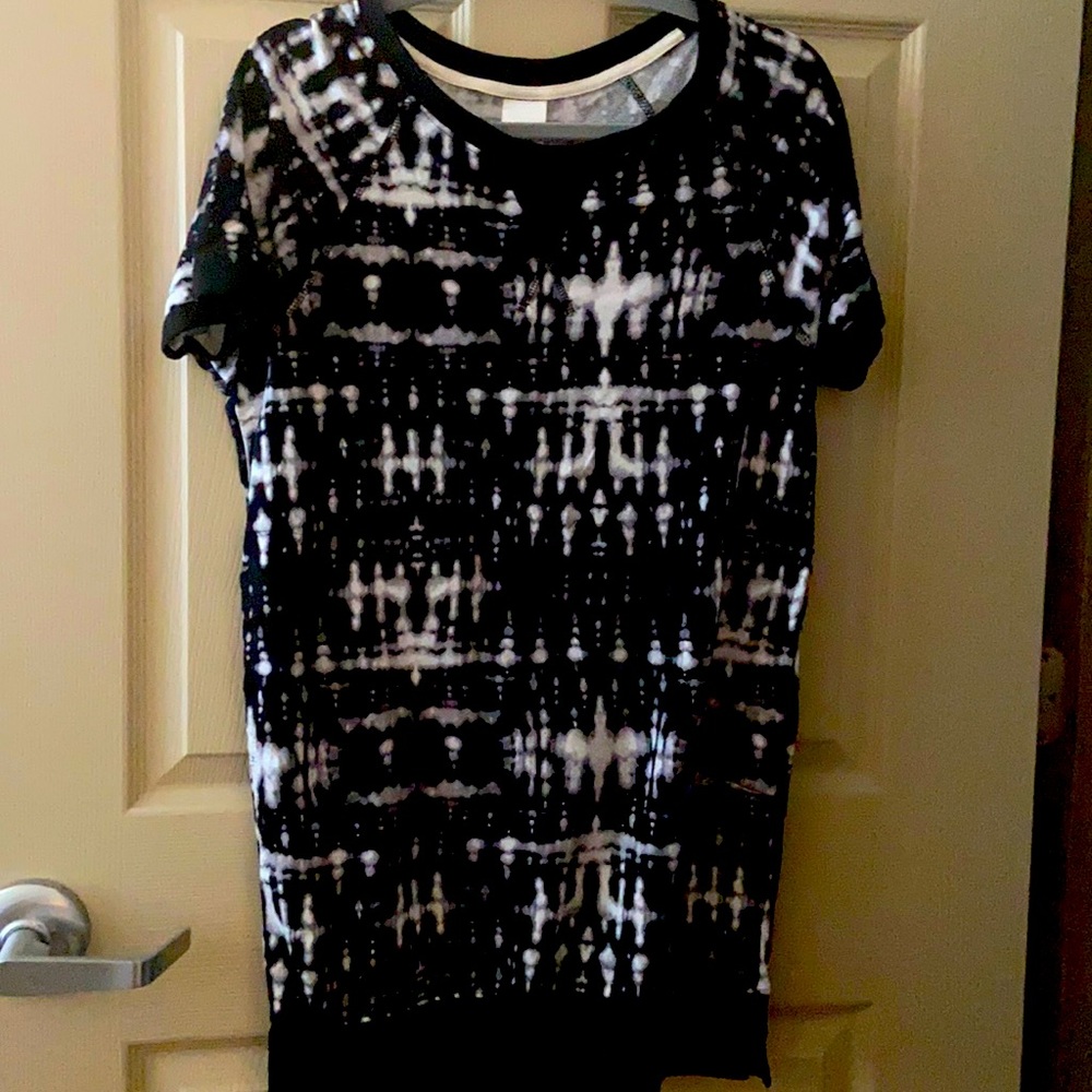 Black and white dress